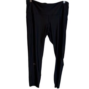 Under Armour HeatGear‎ Compression Leggings Black Women's XL TG EG Athletic